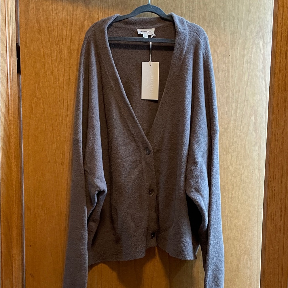 Hudson North Chocolate Brown Cardigan Sweater